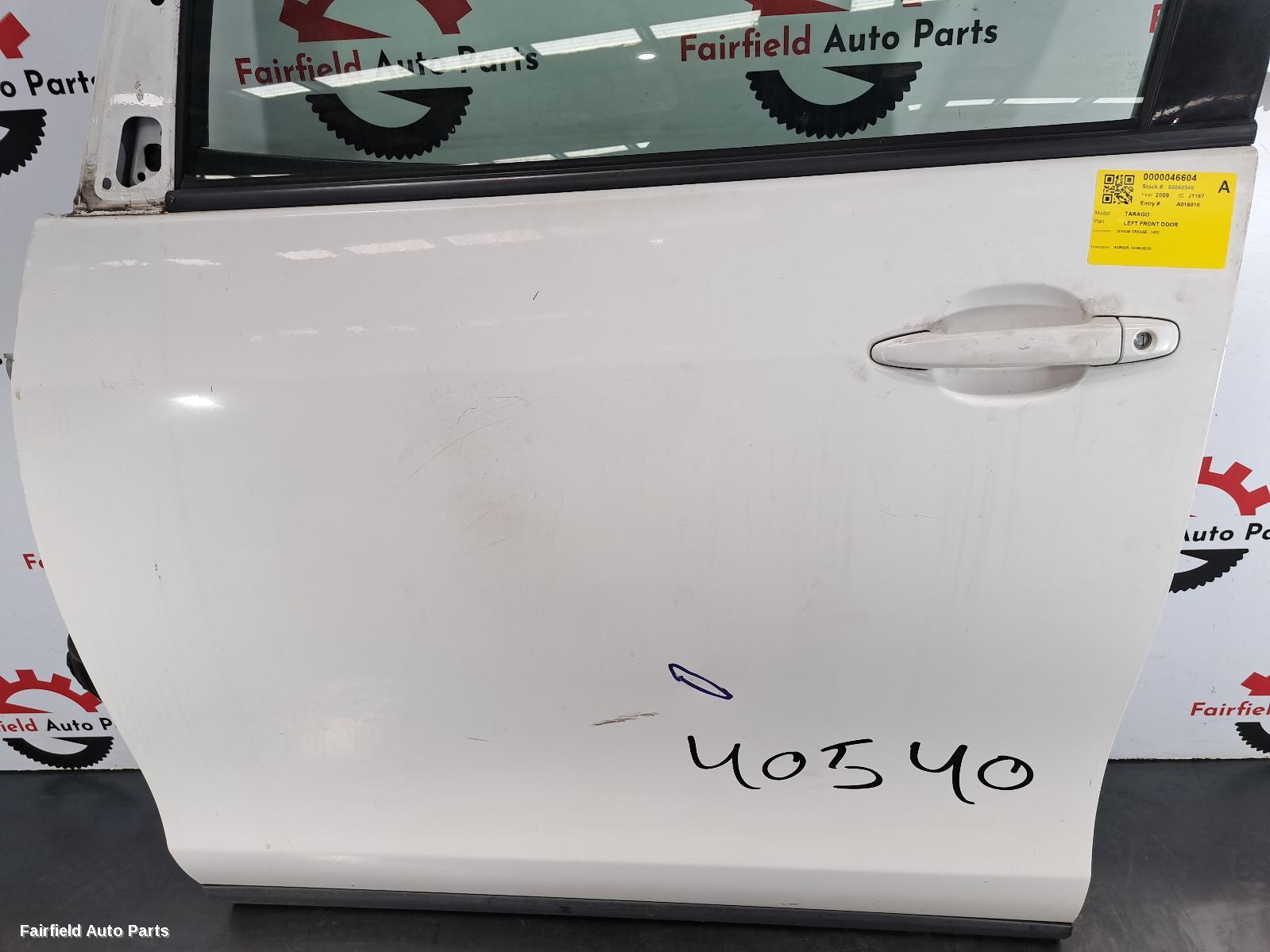2006-2020 Toyota Tarago Left Front Door