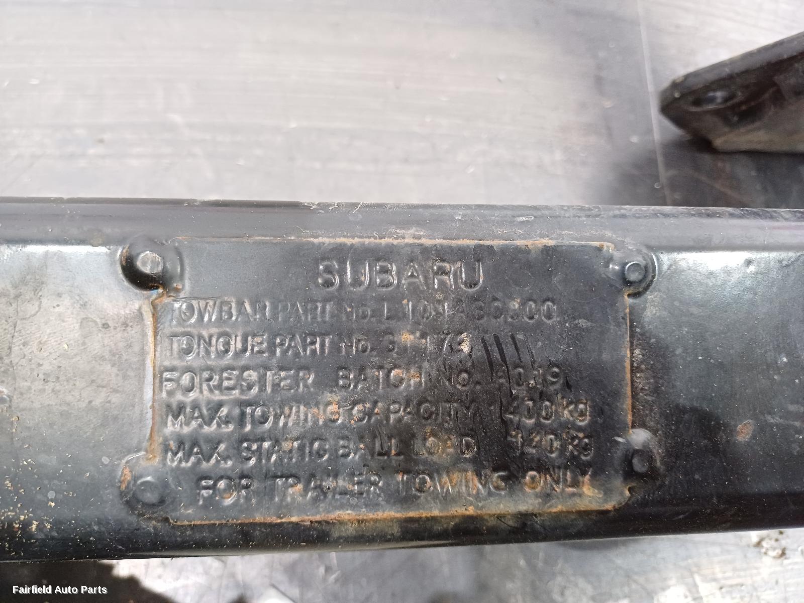 2008-2012 Subaru Forester Towbar