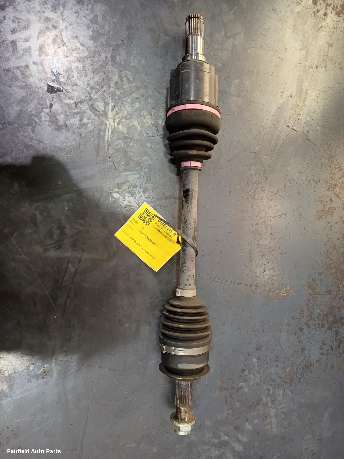 2013-2019 Mazda 3 Left Driveshaft