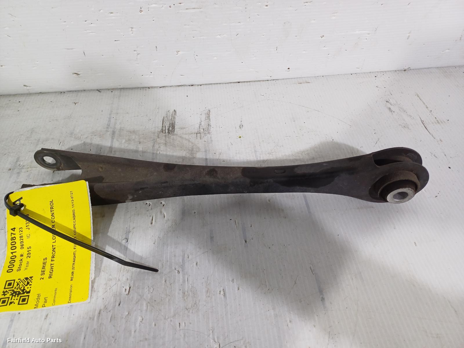 2013-2021 Bmw 2 Series Right Front Lower Control Arm