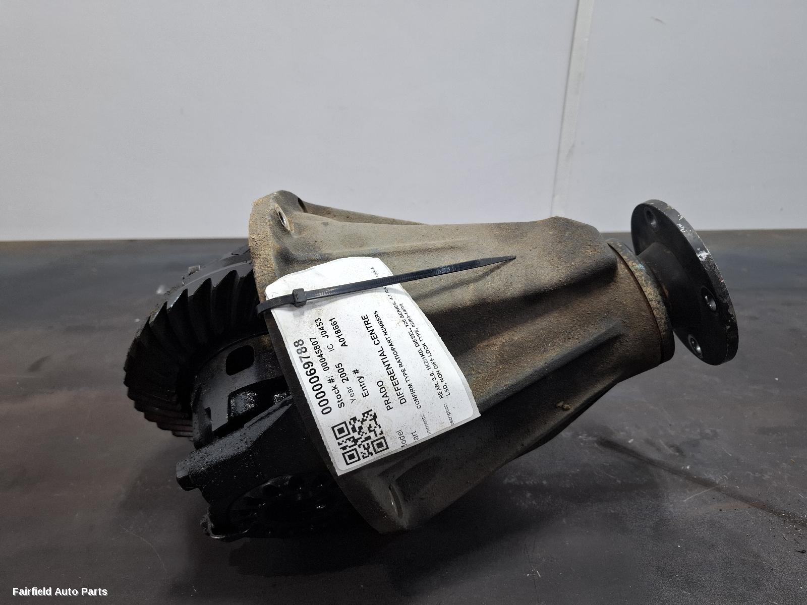 2003-2009 Toyota Prado Differential Centre