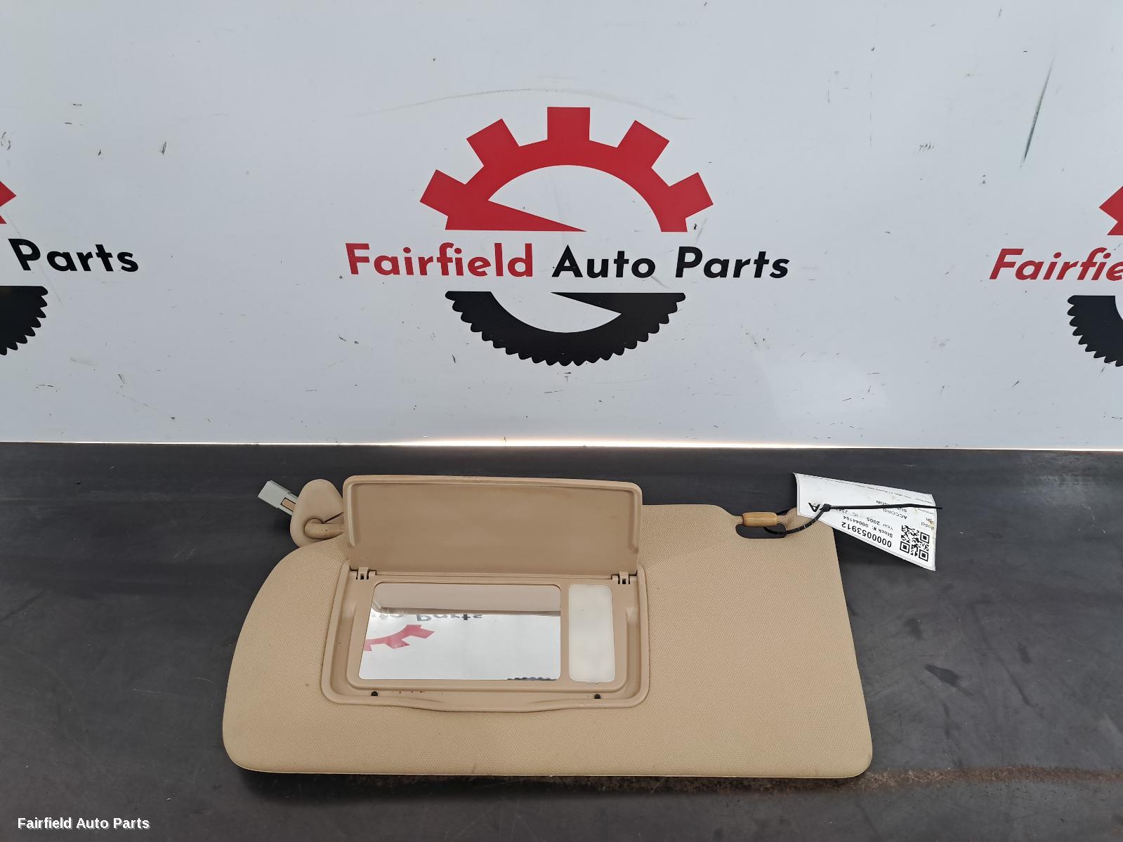 2003-2008 Honda Accord Sunvisor