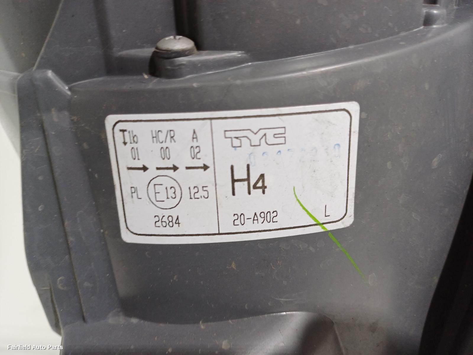 2005-2008 Ford Fiesta Left Headlamp