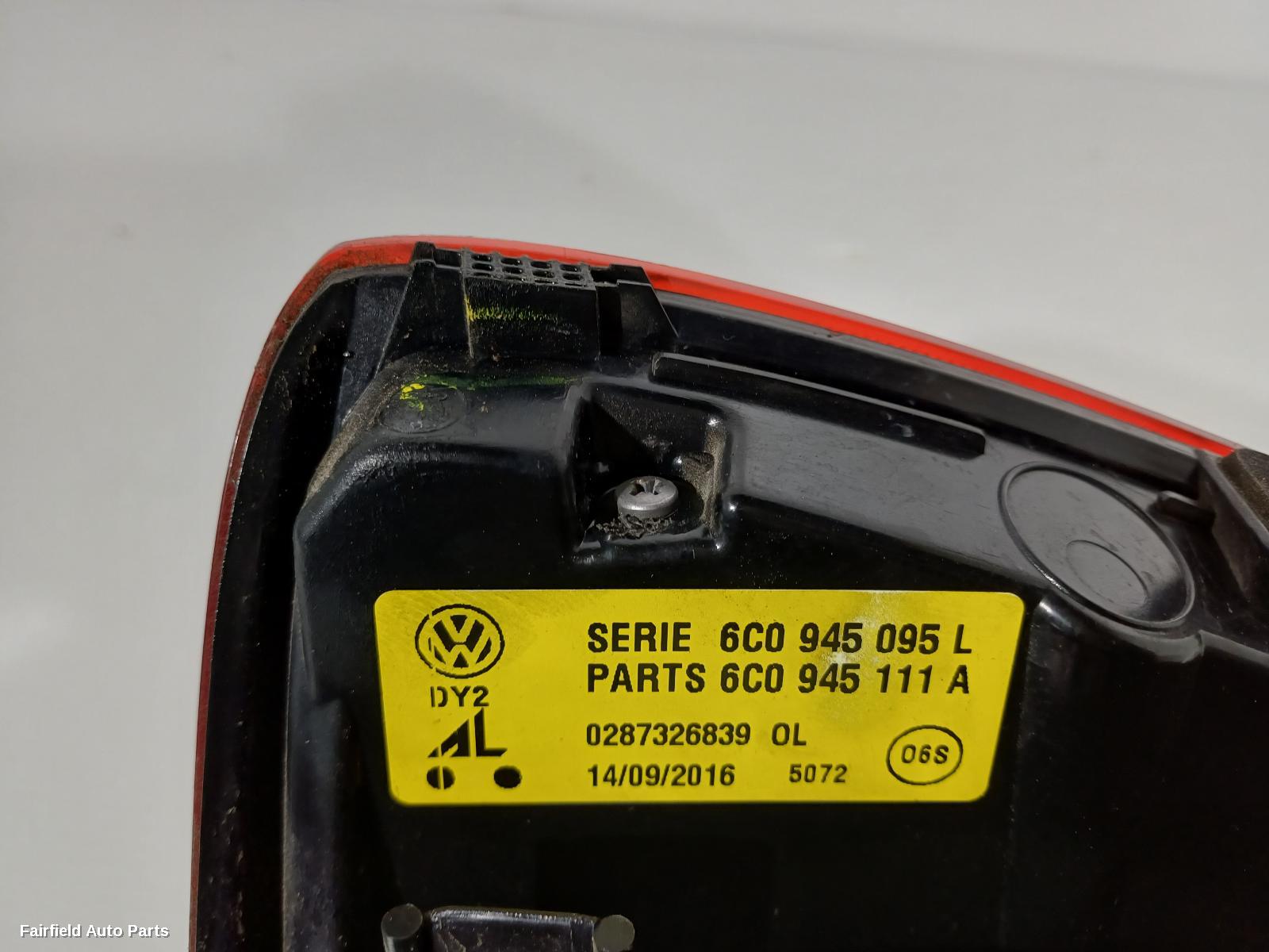 2014-2017 Volkswagen Polo Left Taillight