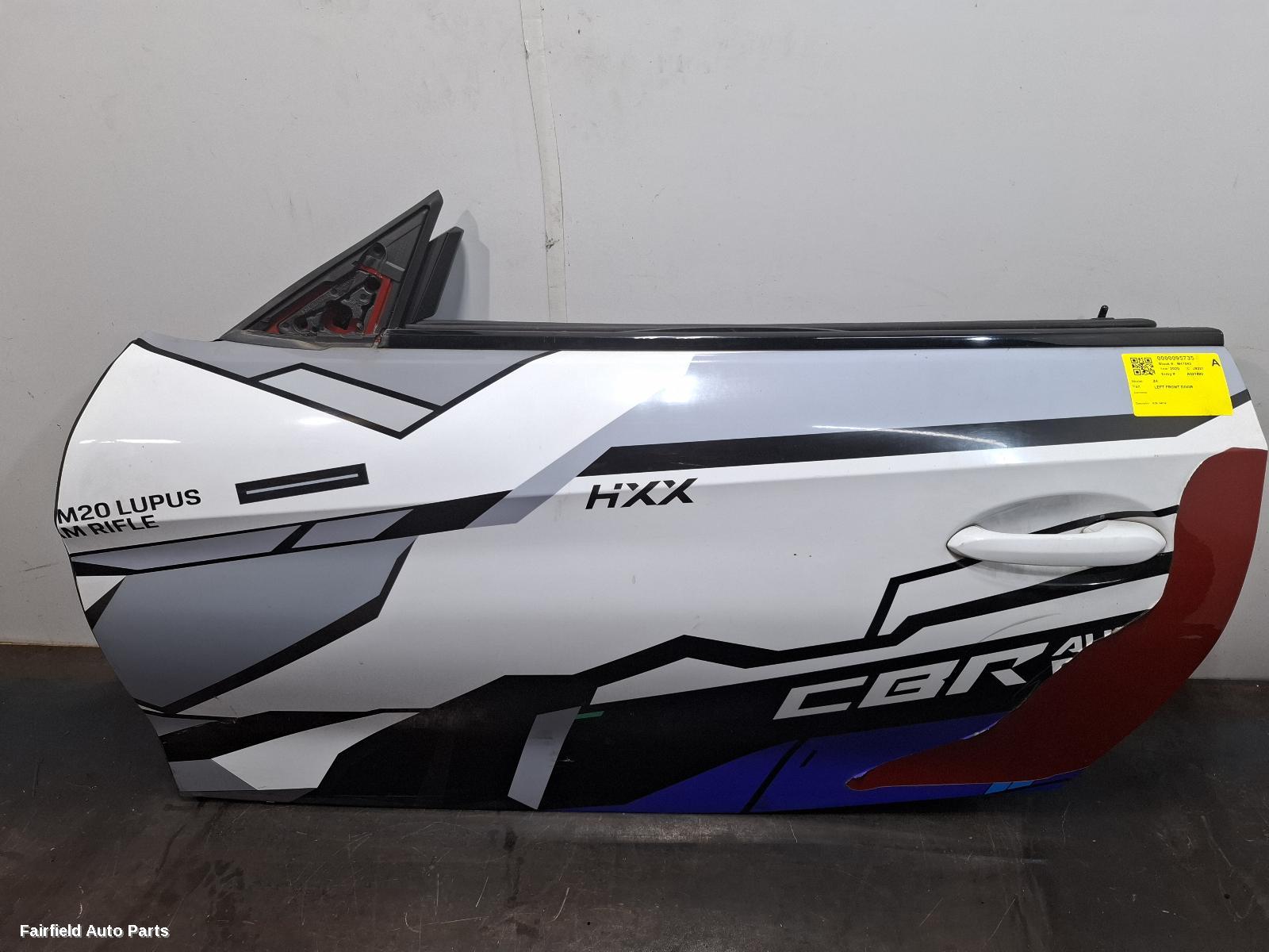 2019-2021 Bmw Z4 Left Front Door