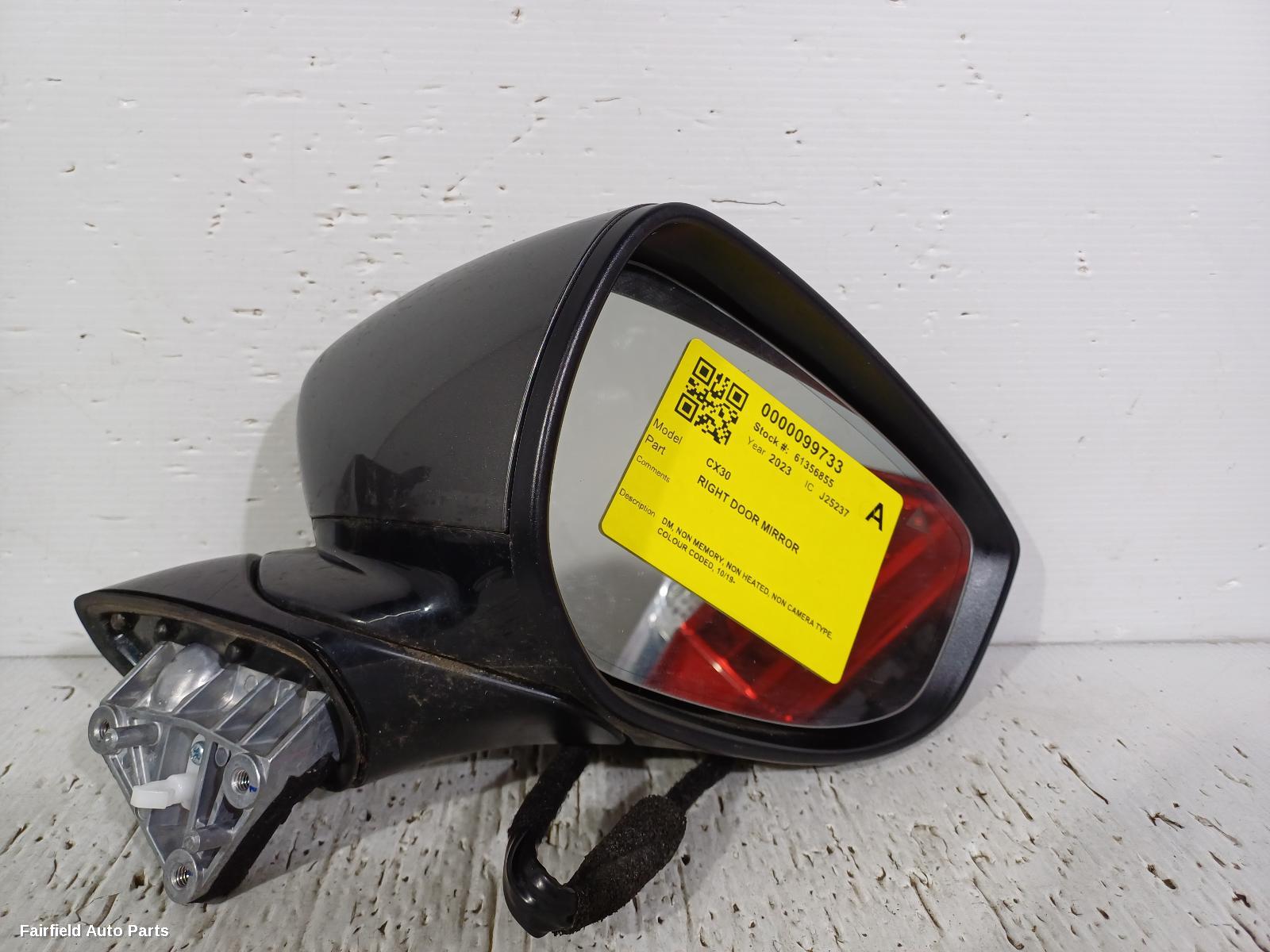 2019-2025 Mazda Cx30 Right Door Mirror