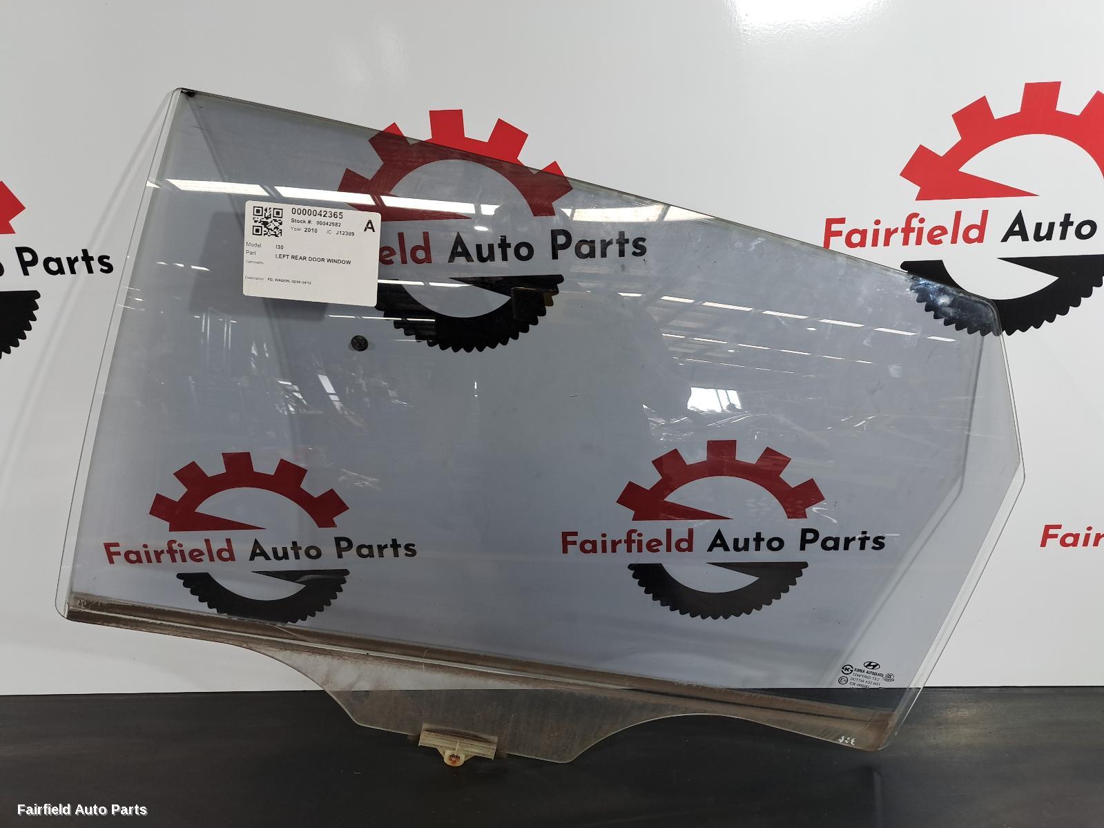 2009-2012 Hyundai I30 Left Rear Door Window