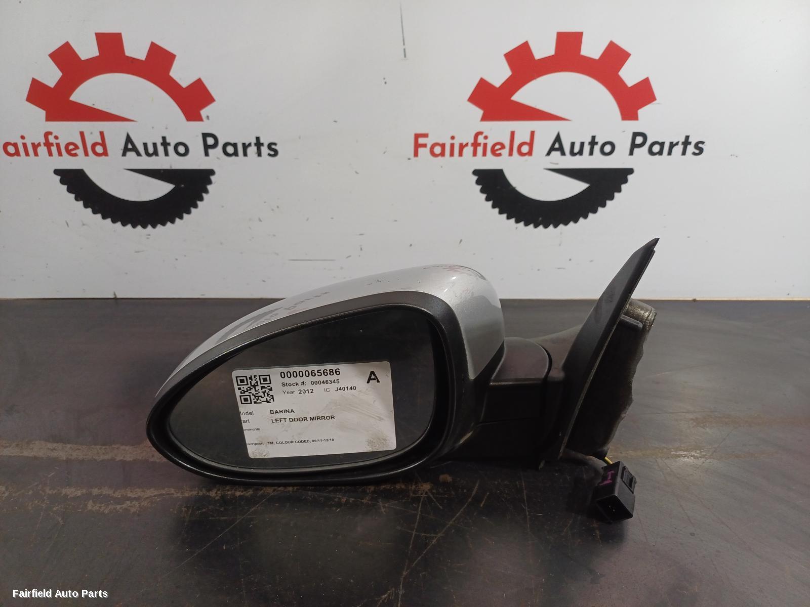 2011-2018 Holden Barina Left Door Mirror