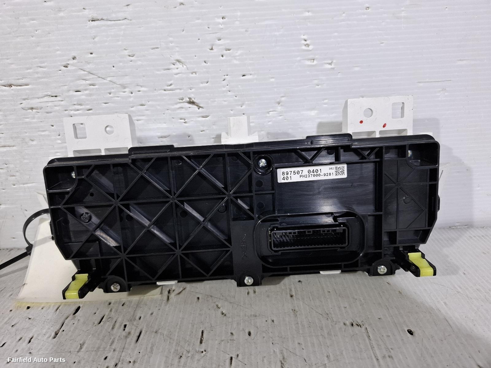 2021-2025 Isuzu Mu-x Heater Ac Controls