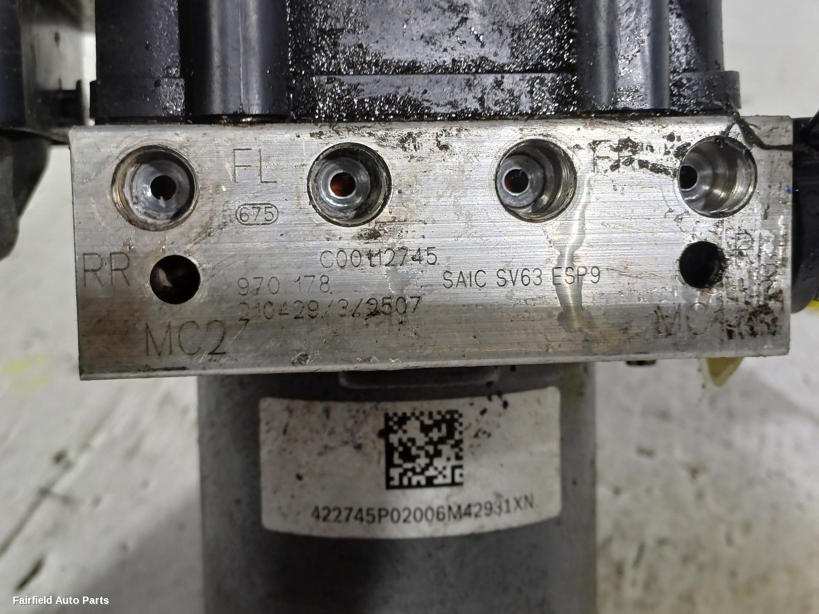 2020-2026 Ldv Deliver 9 Abs Pump Modulator