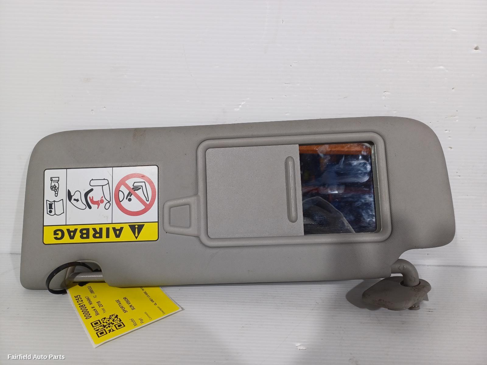 2015-2021 Kia Sportage Sunvisor
