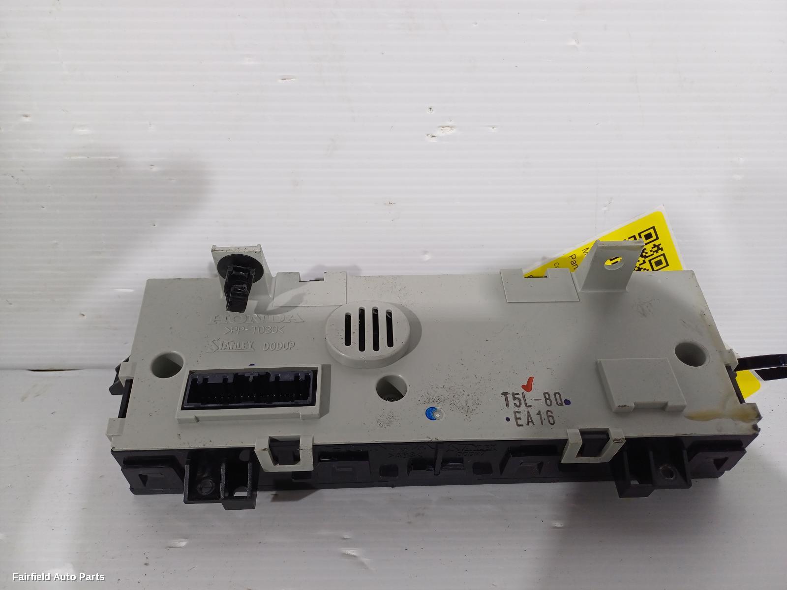 2014-2020 Honda Jazz Heater Ac Controls