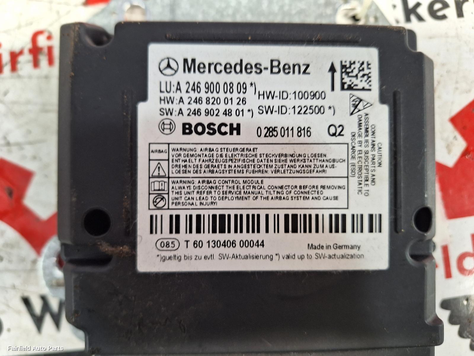 2011-2019 Mercedes B Class Airbag Module Sensor