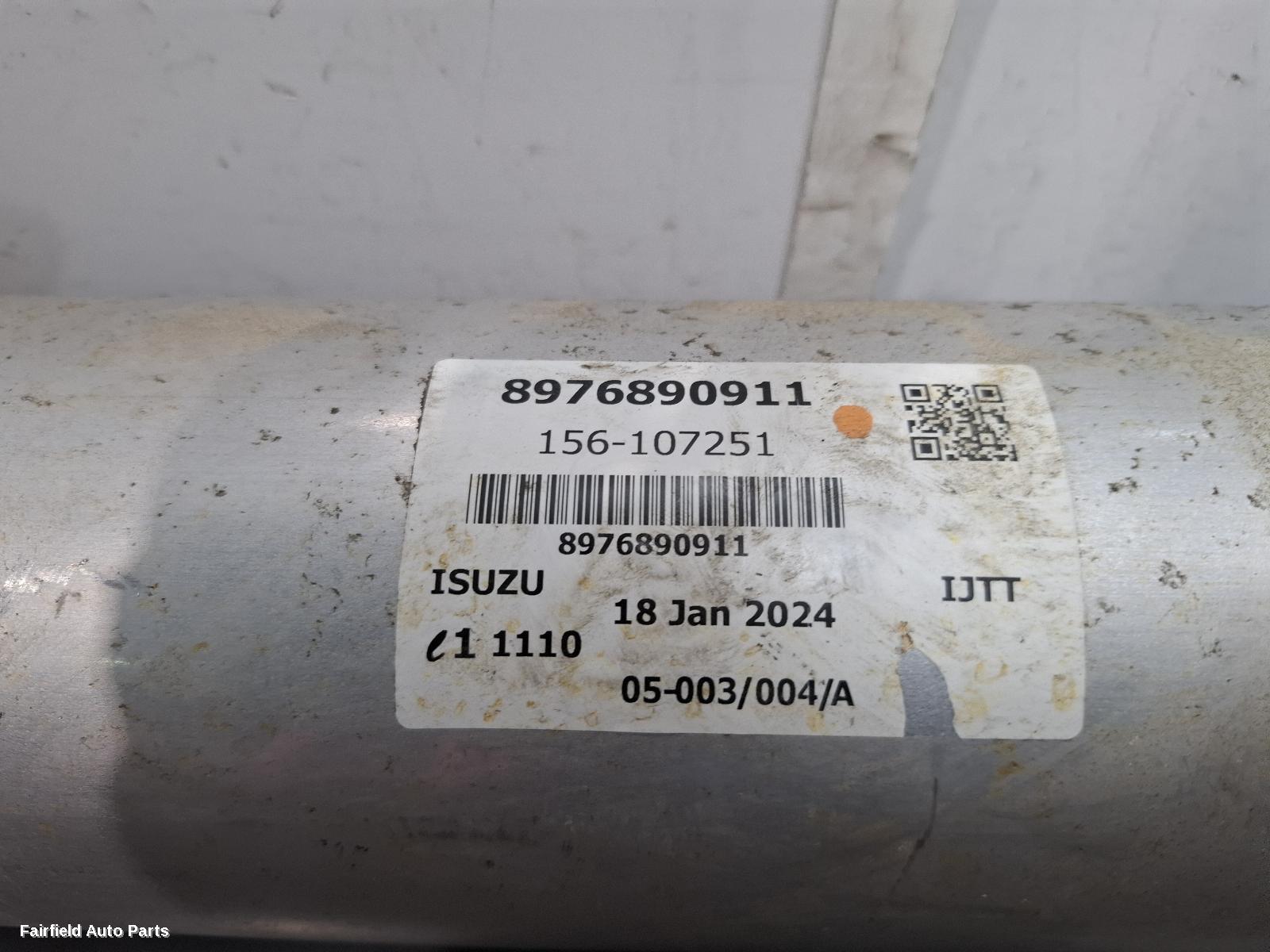 2020-2025 Mazda Bt50 Rear Drive Shaft