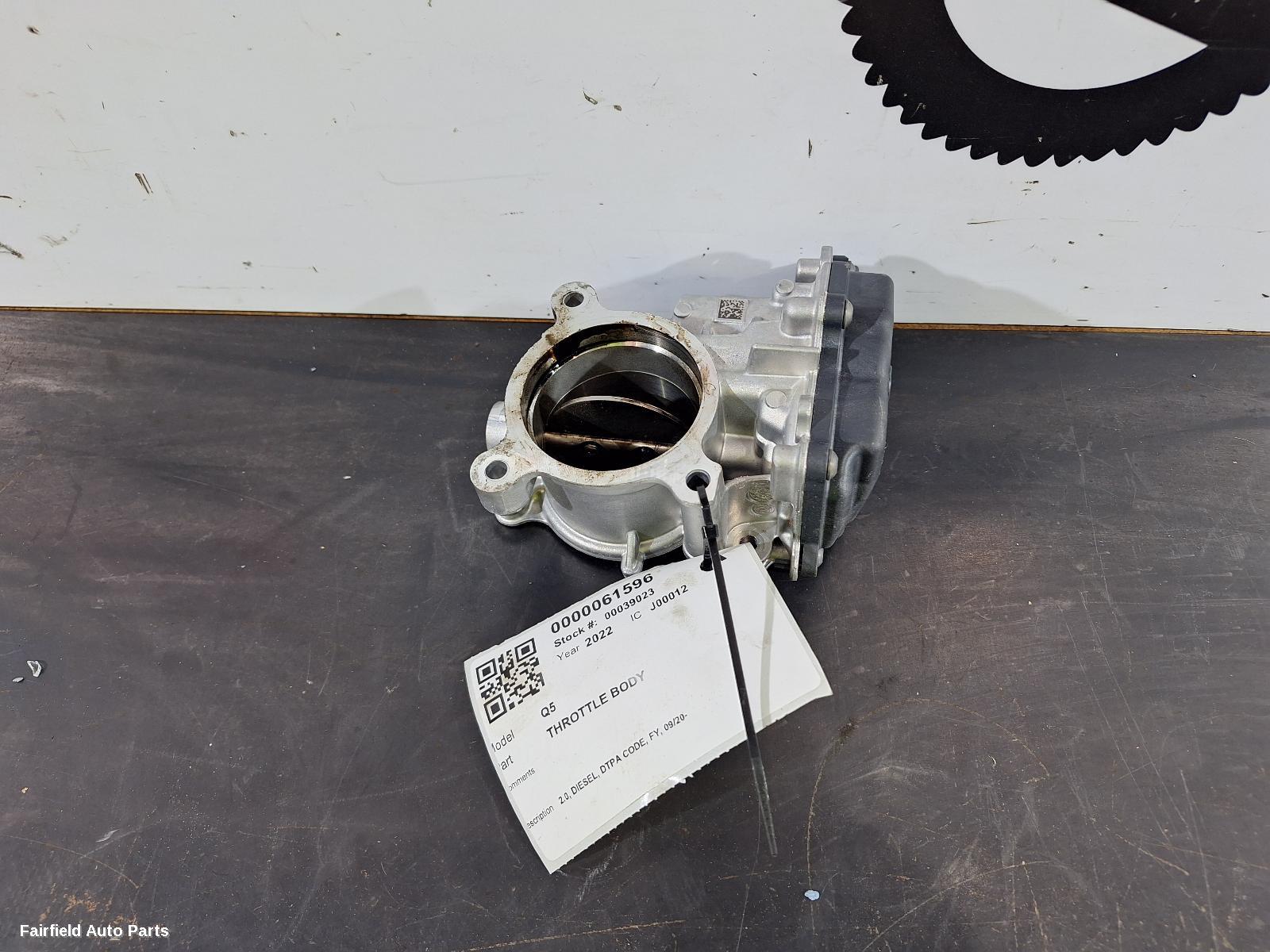 2020-2025 Audi Q5 Throttle Body