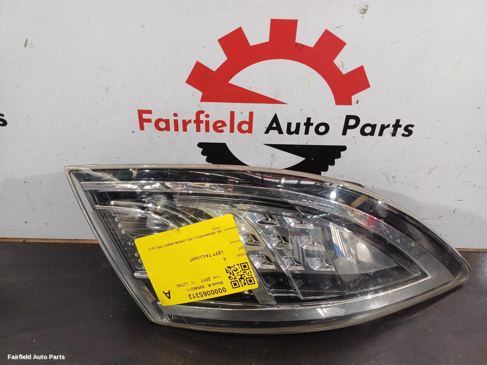 2010-2012 Mazda 6 Left Taillight