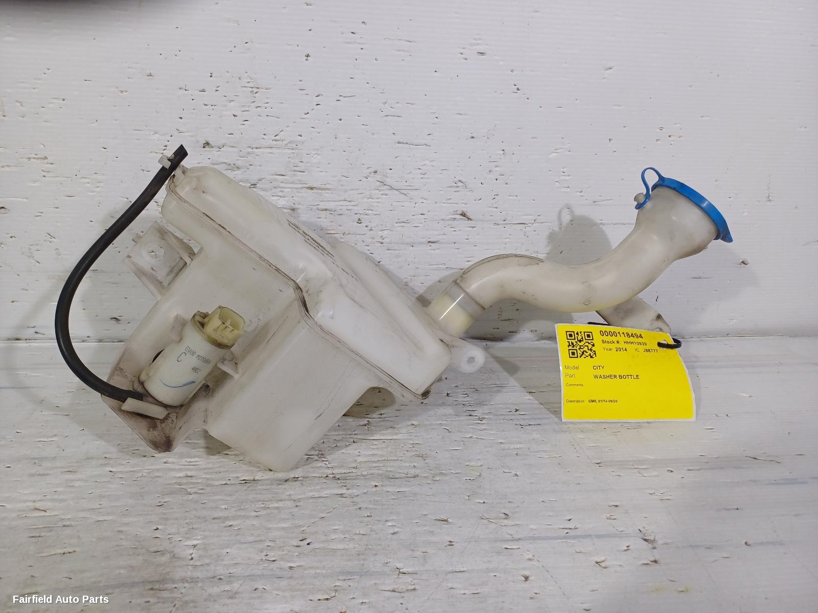 2014-2020 Honda City Washer Bottle