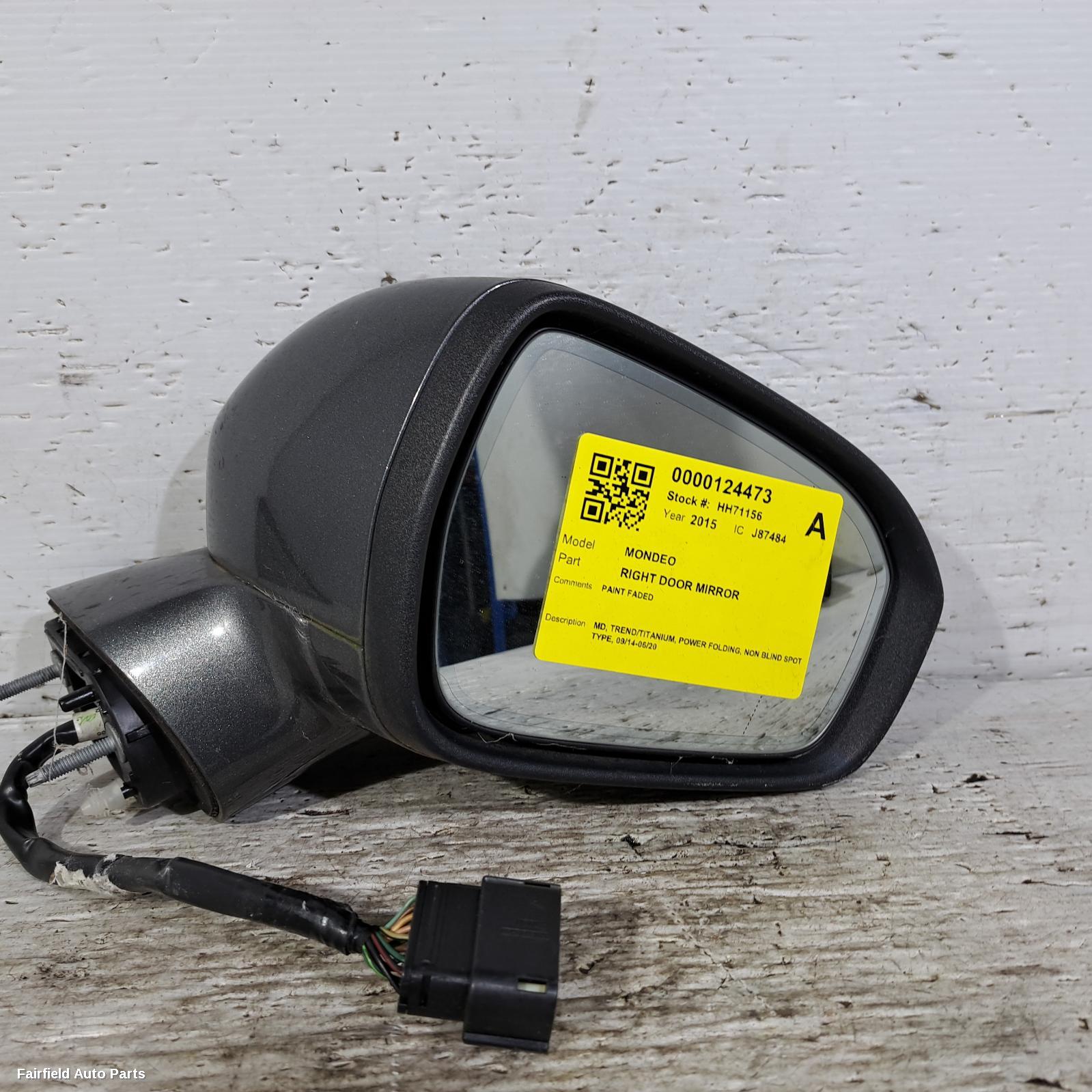 2014-2020 Ford Mondeo Right Door Mirror