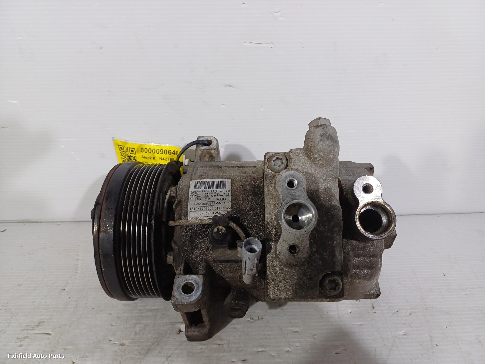 2007-2018 Suzuki Vitara A C Compressor