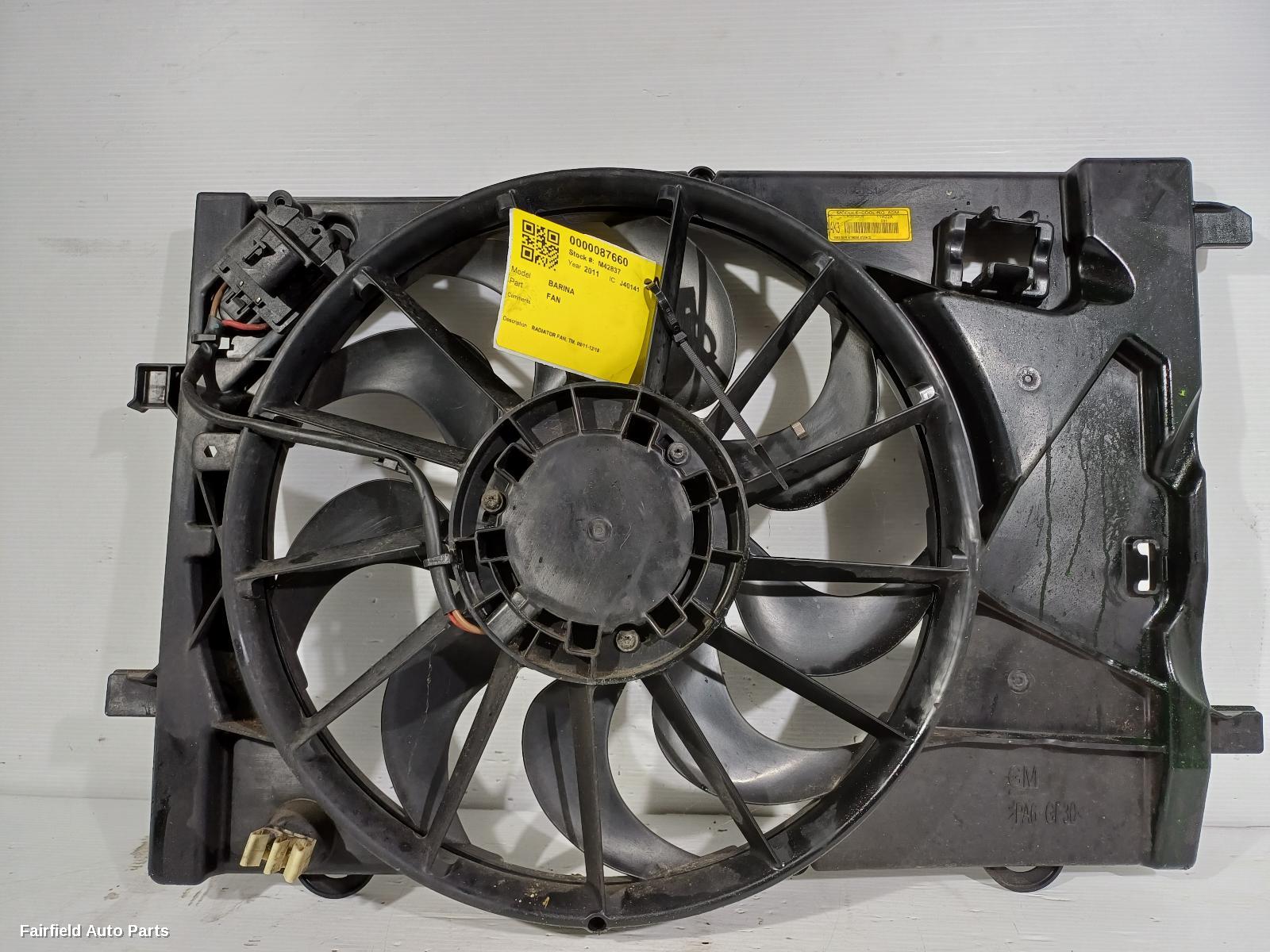 2011-2018 Holden Barina Fan