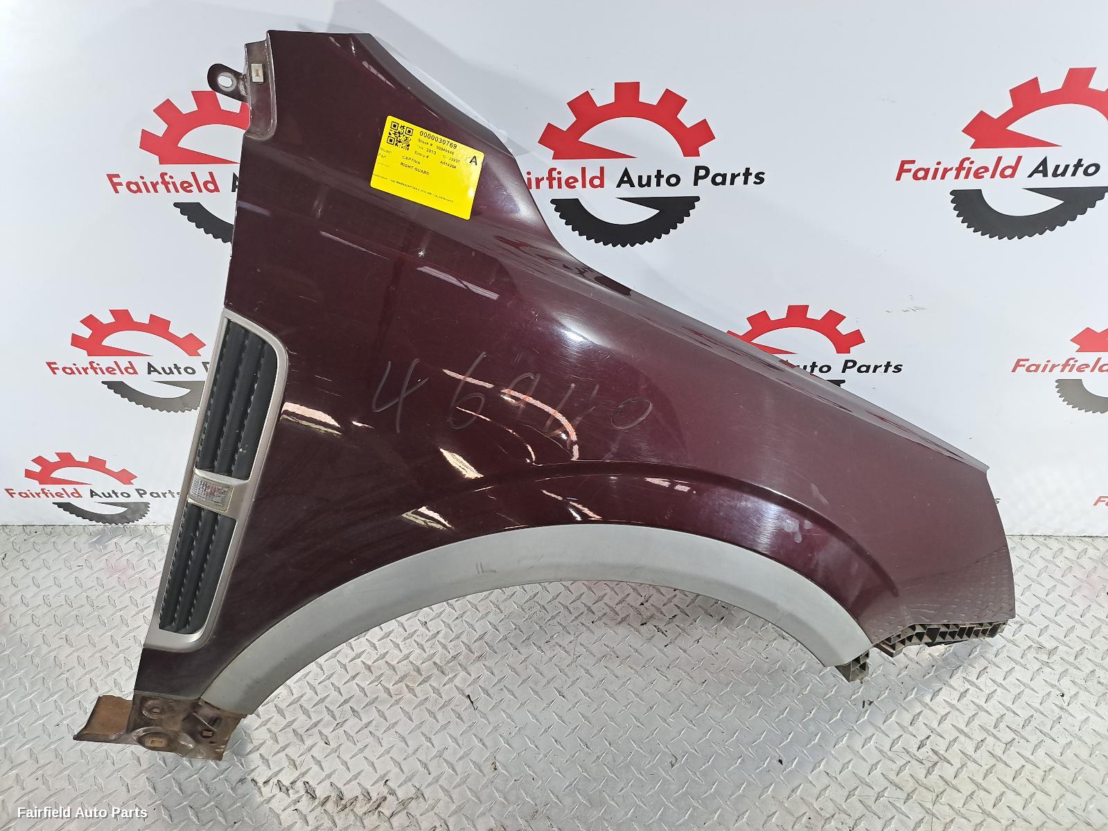 2006-2015 Holden Captiva Right Guard