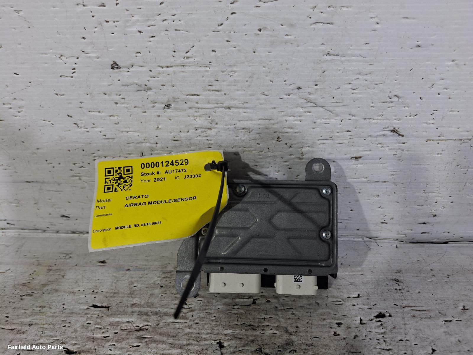 2018-2024 Kia Cerato Airbag Module Sensor