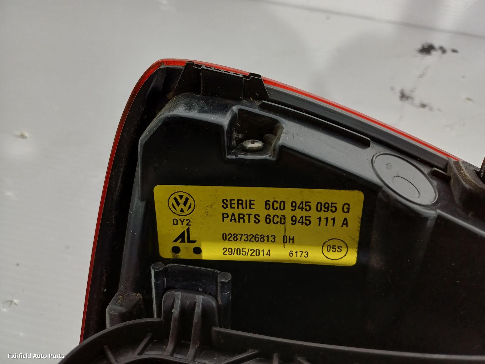 2014-2017 Volkswagen Polo Left Taillight
