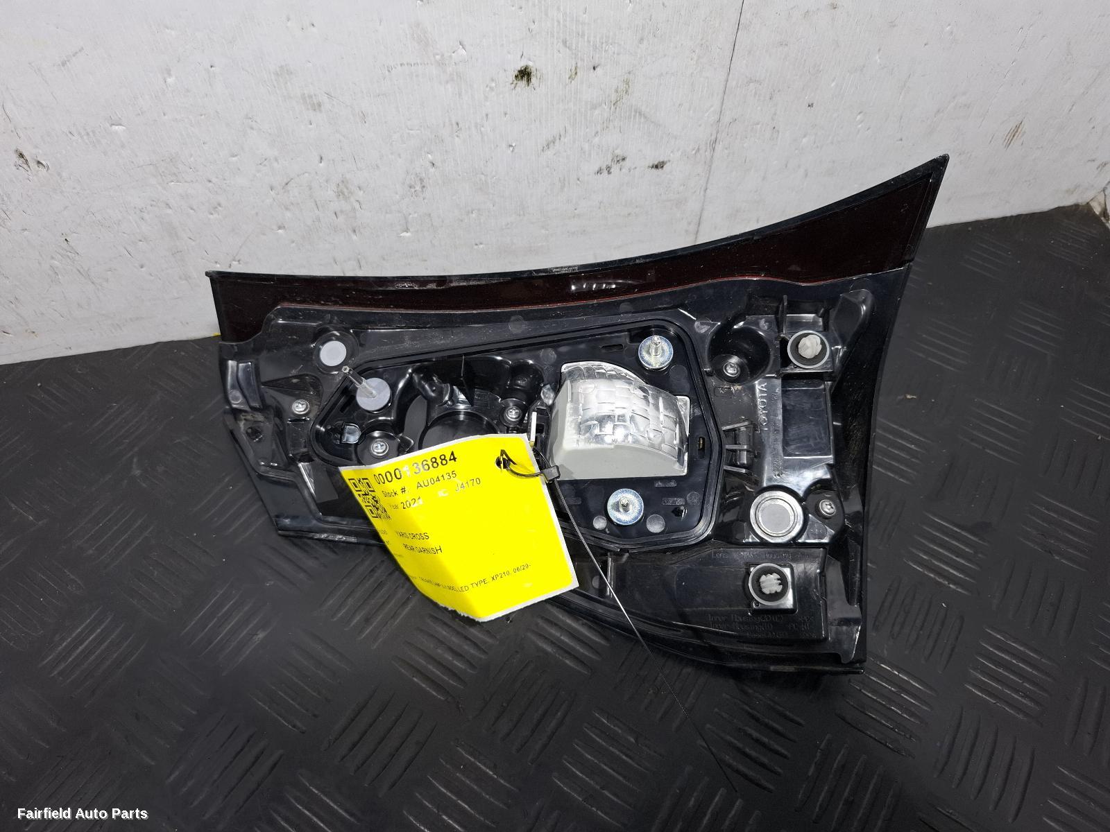 2020-2026 Toyota Yaris Cross Rear Garnish