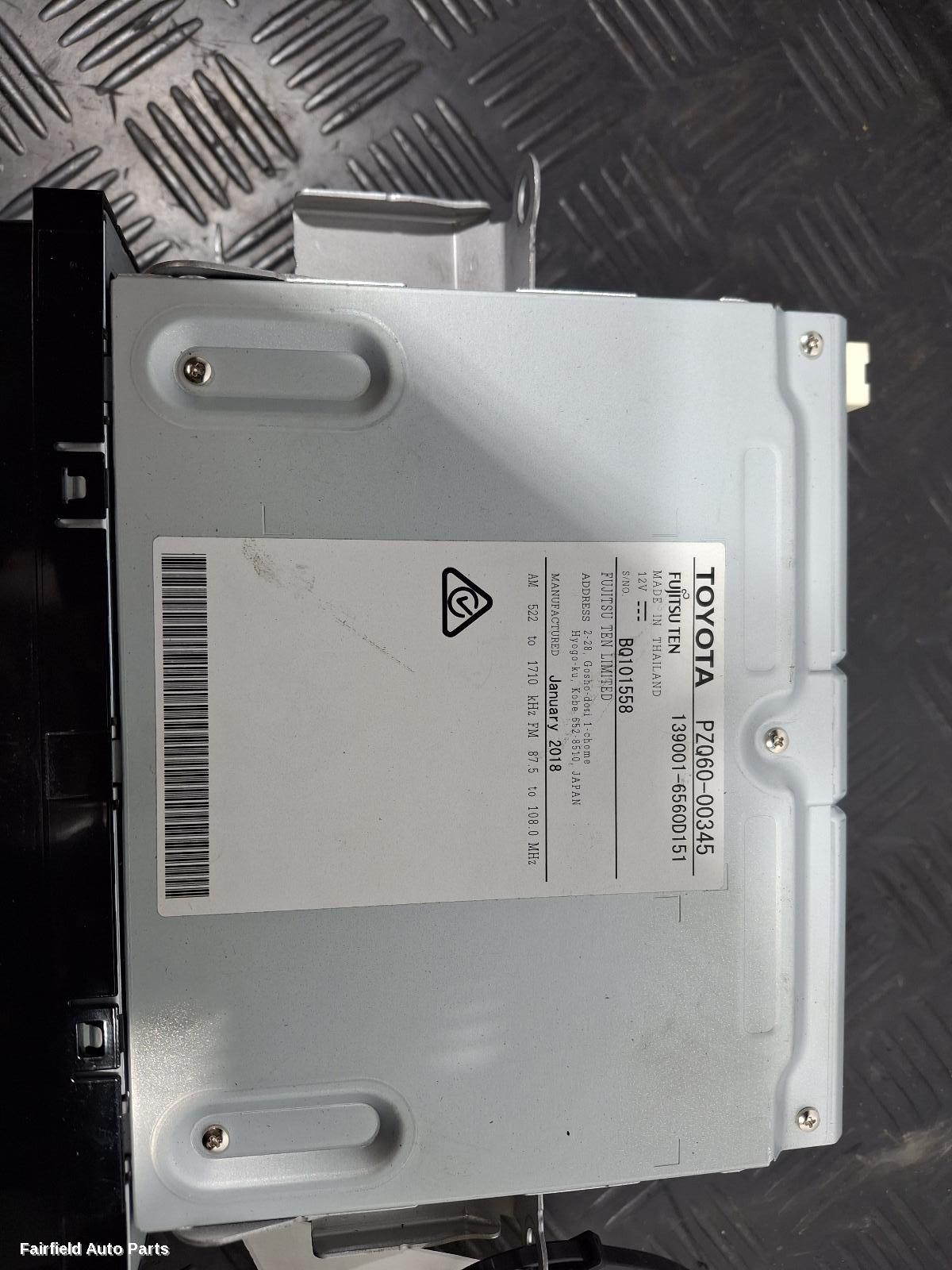 2016-2019 Toyota C-hr Radio Cd Dvd Sat Tv
