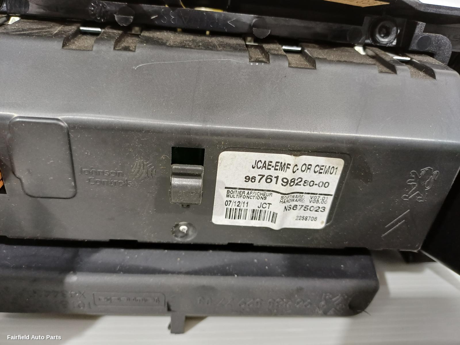 2011-2014 Peugeot 508 Radio Cd Dvd Sat Tv