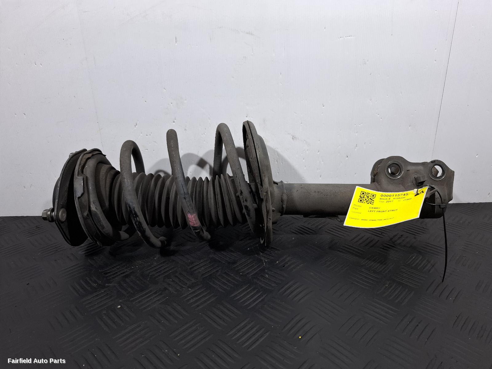 2015-2017 Toyota Camry Left Front Strut