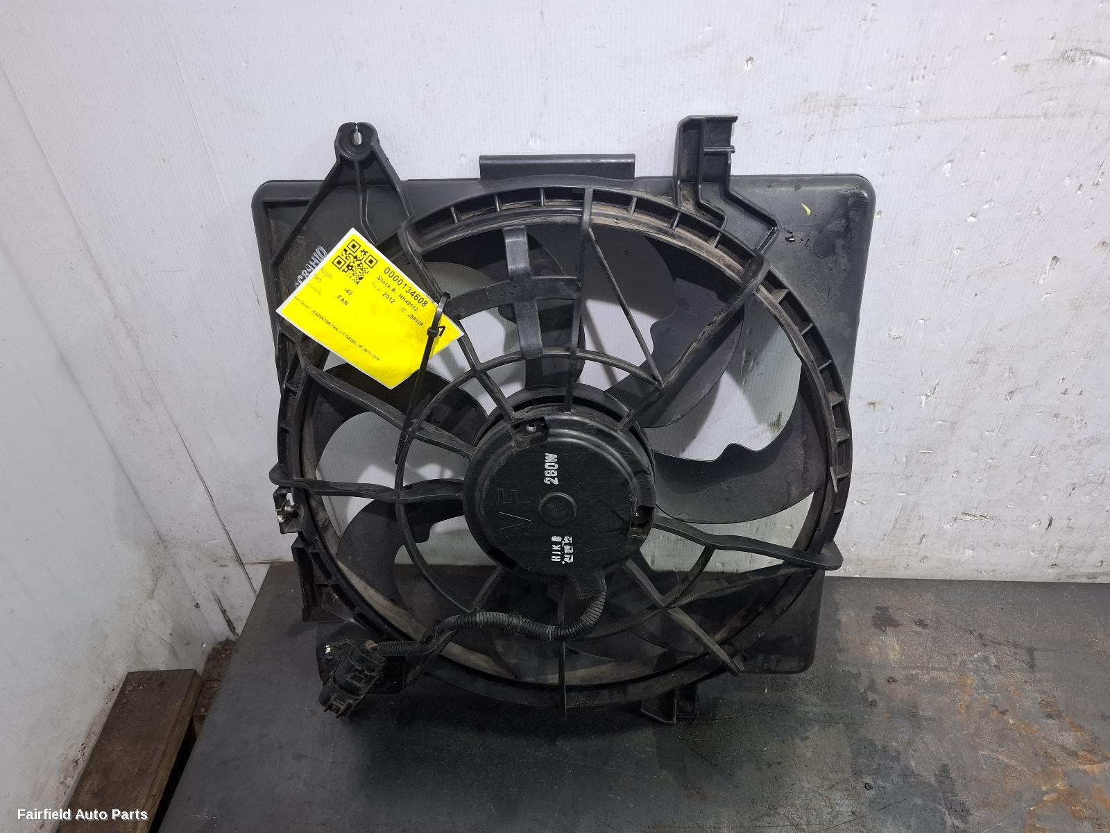 2011-2019 Hyundai I40 Fan
