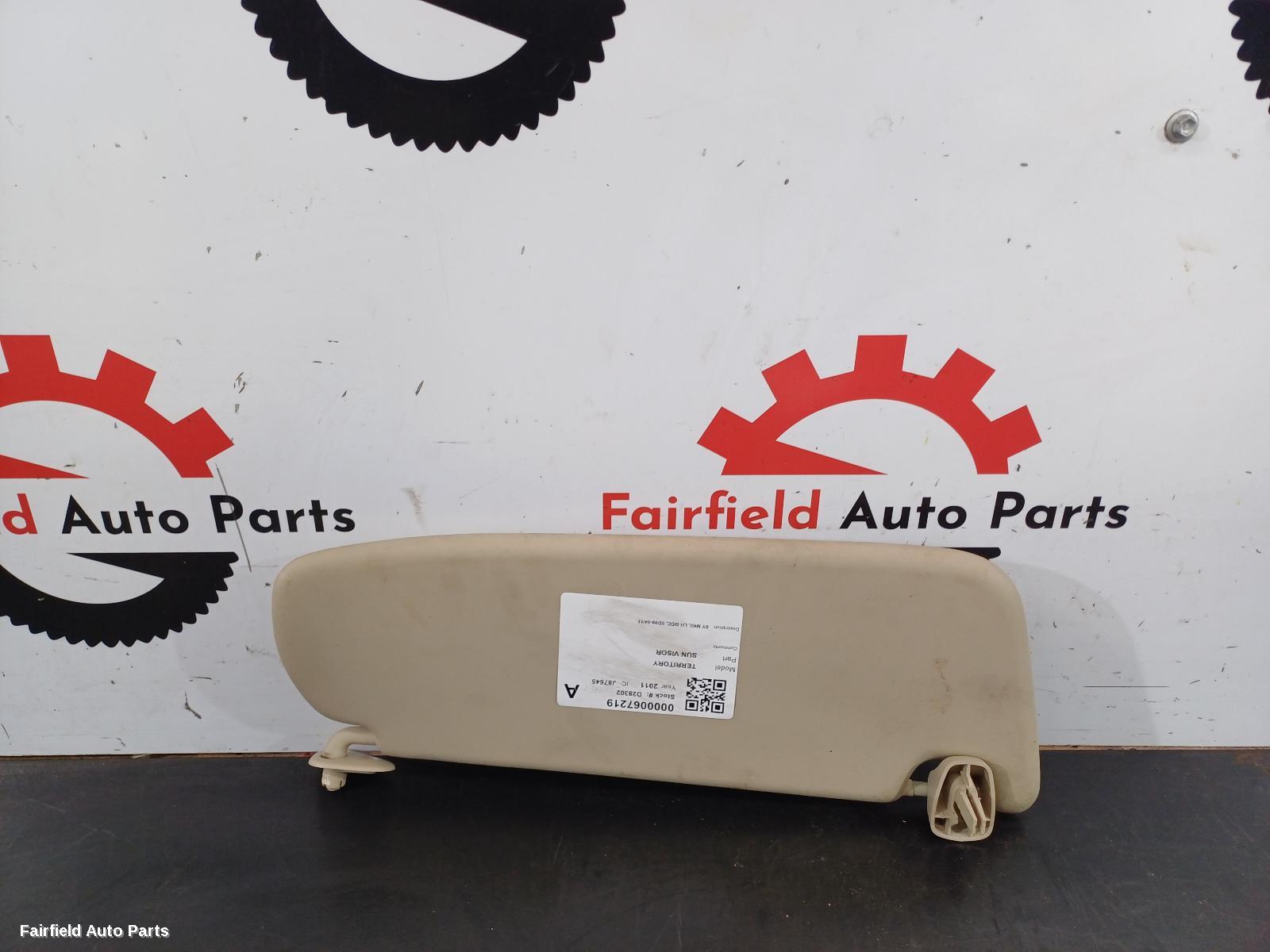 2009-2011 Ford Territory Sunvisor