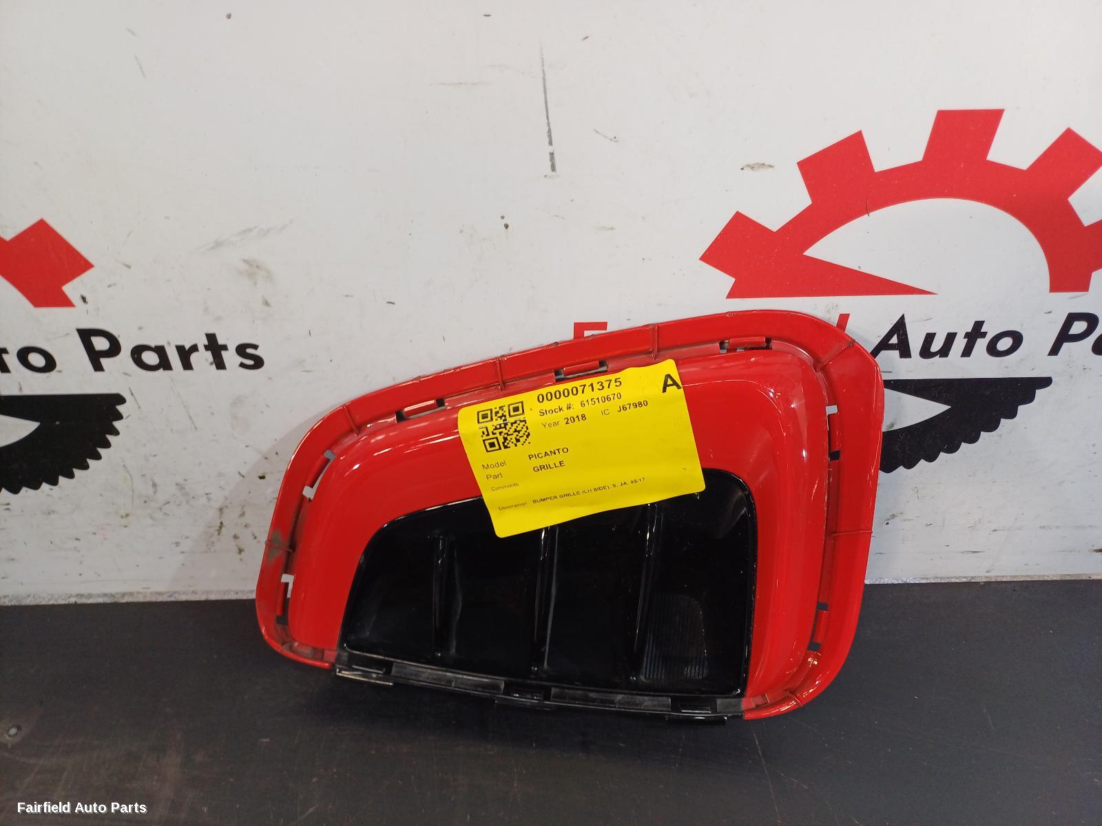 2017-2023 Kia Picanto Grille