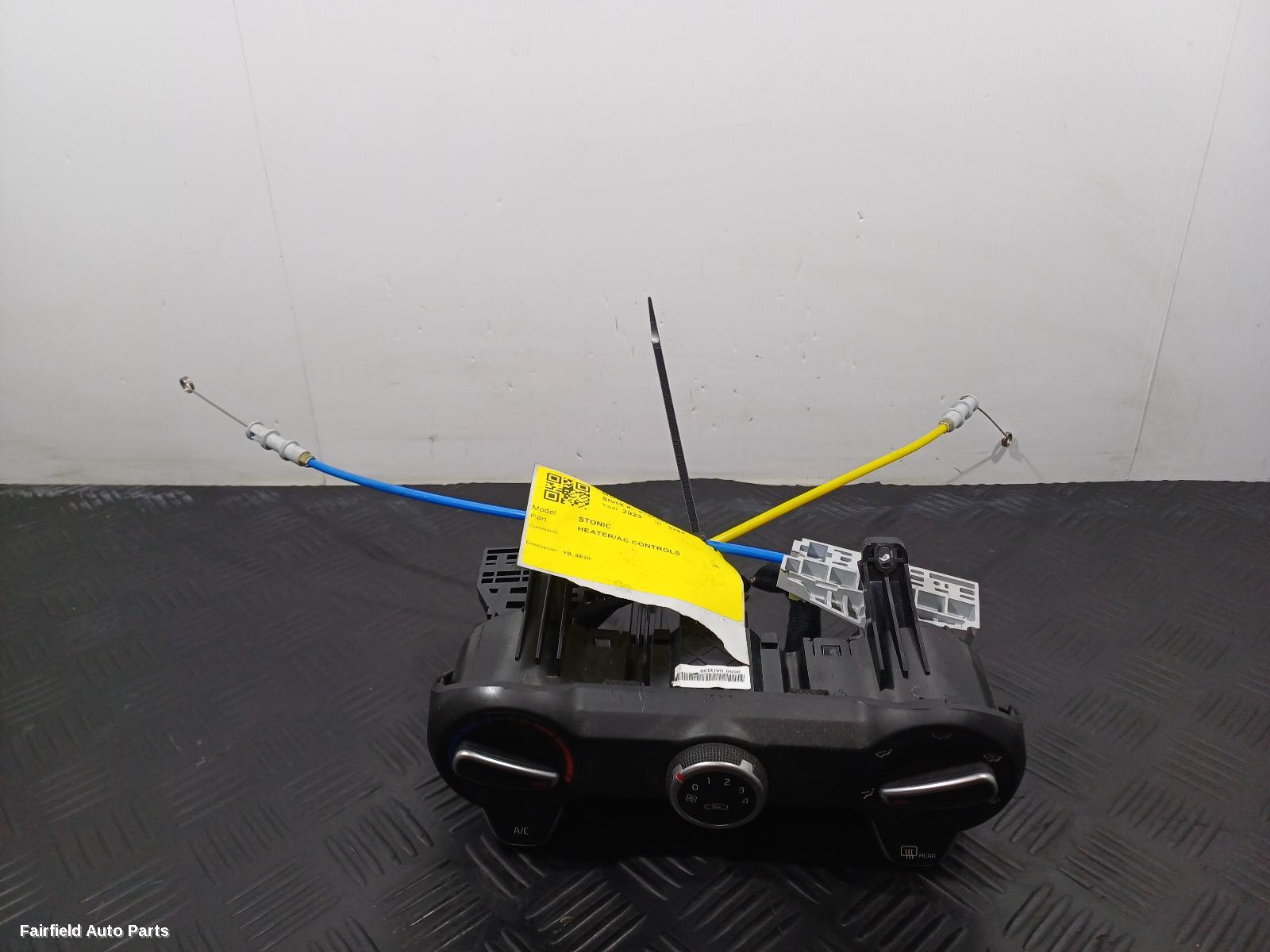2020-2026 Kia Stonic Heater Ac Controls