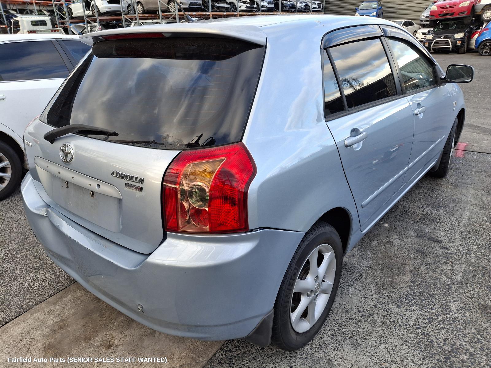 2001-2007 Toyota Corolla Right Rear Door Sliding