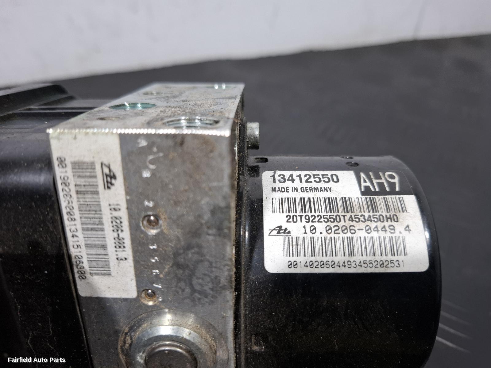 2011-2017 Holden Cruze Abs Pump Modulator