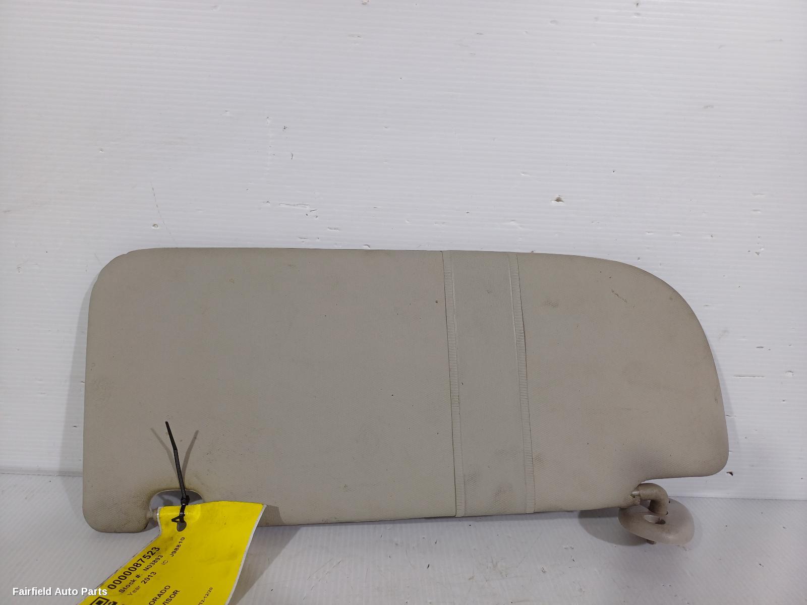 2012-2020 Holden Colorado Sunvisor