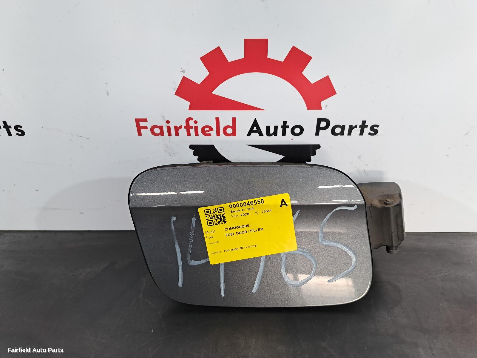 2017-2020 Holden Commodore Fuel Door   Filler