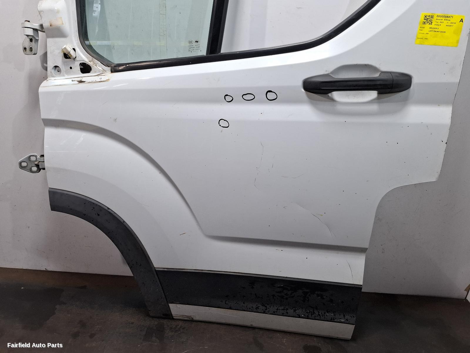 2020-2026 Ldv Deliver 9 Left Front Door