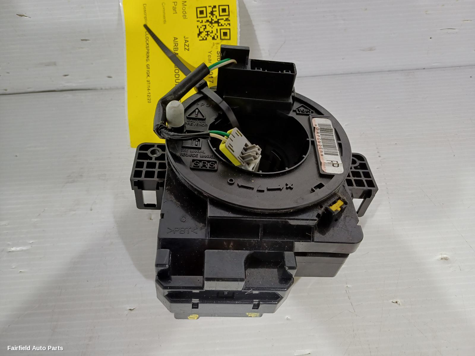 2014-2020 Honda Jazz Airbag Module Sensor