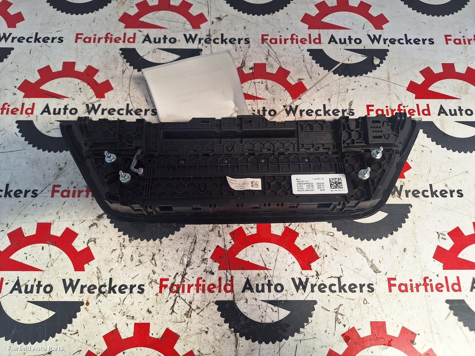 2017-2023 Bmw 5 Series Heater Ac Controls