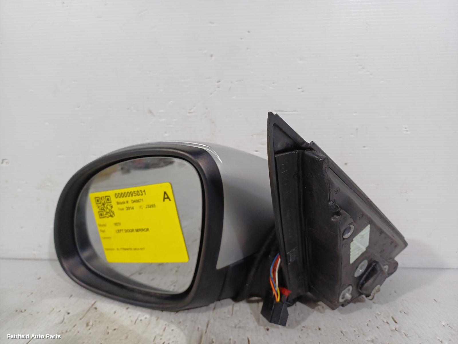 2014-2017 Skoda Yeti Left Door Mirror