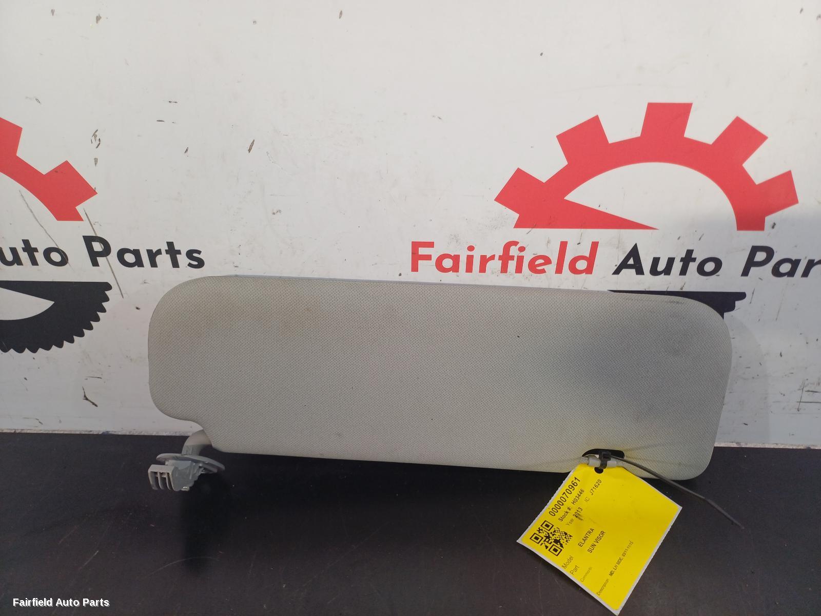2011-2015 Hyundai Elantra Sunvisor