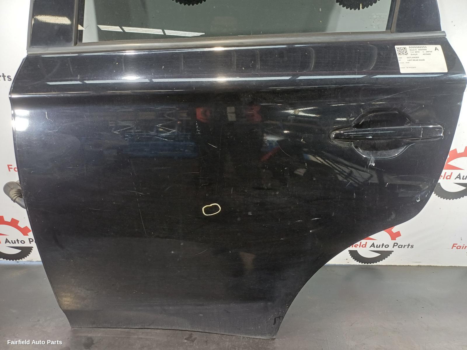 2012-2015 Mitsubishi Outlander Left Rear Door Sliding