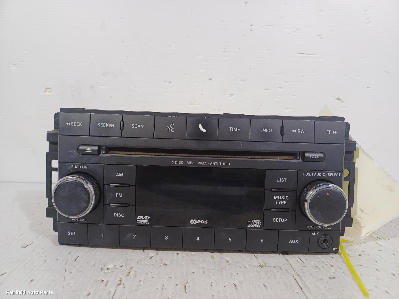 2007-2018 Jeep Wrangler Radio Cd Dvd Sat Tv