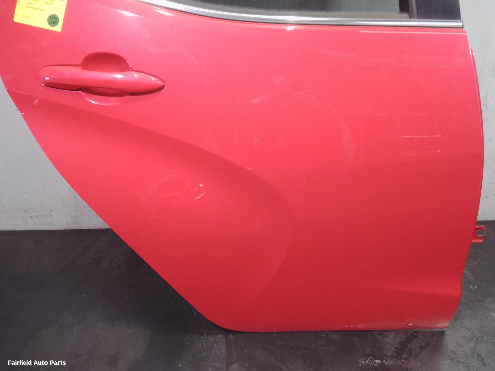 2020-2026 Toyota Yaris Right Rear Door Sliding