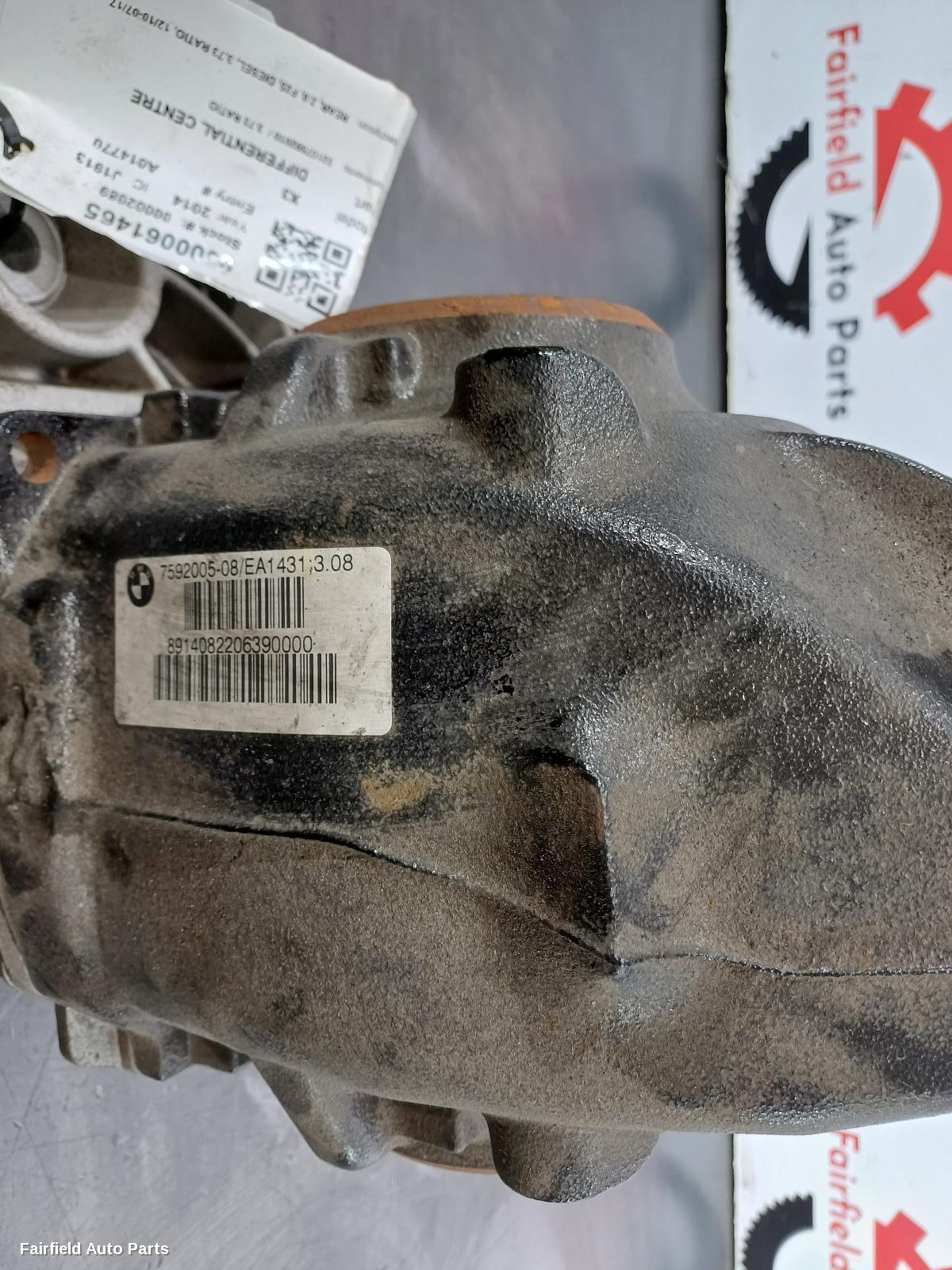 2010-2017 Bmw X3 Differential Centre