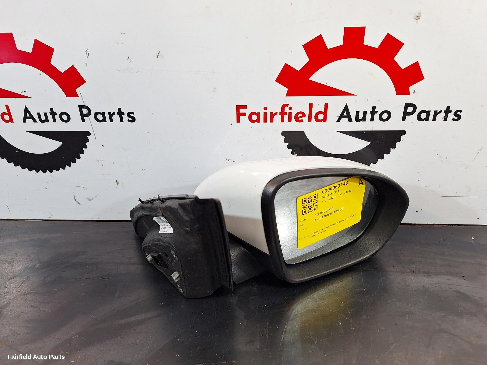 2017-2020 Holden Commodore Right Door Mirror