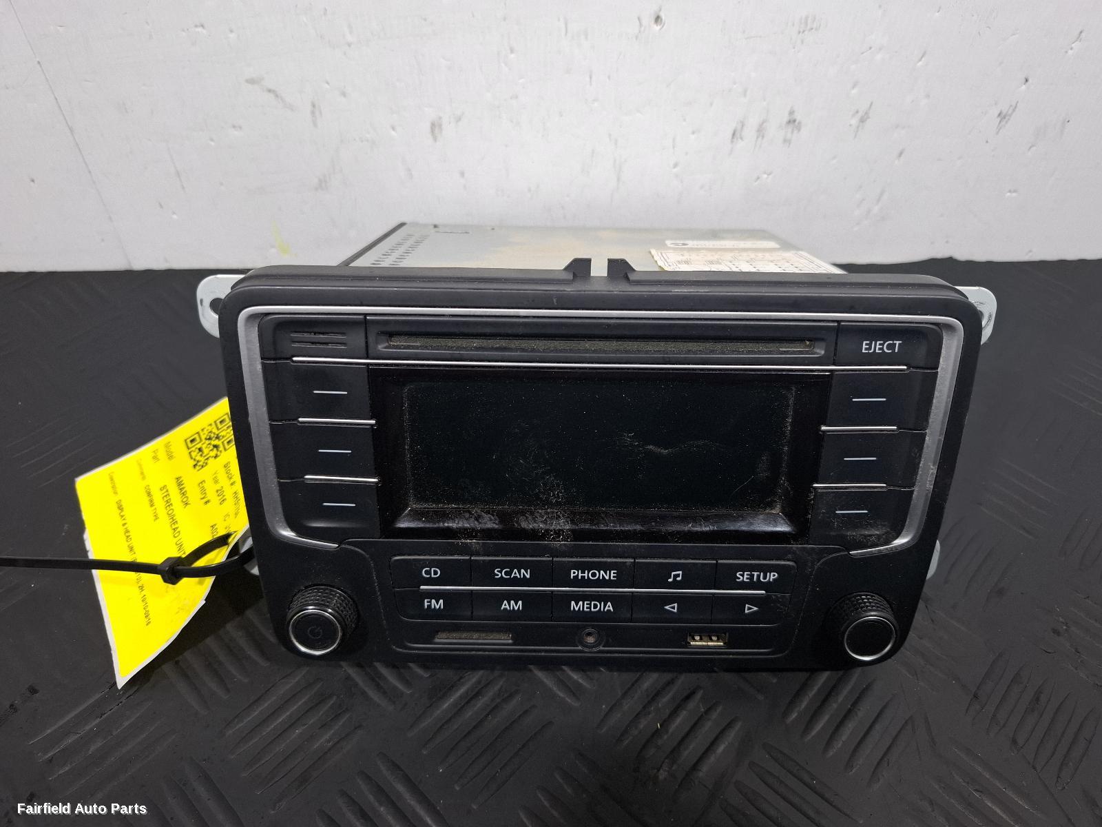 2010-2016 Volkswagen Amarok Radio Cd Dvd Sat Tv